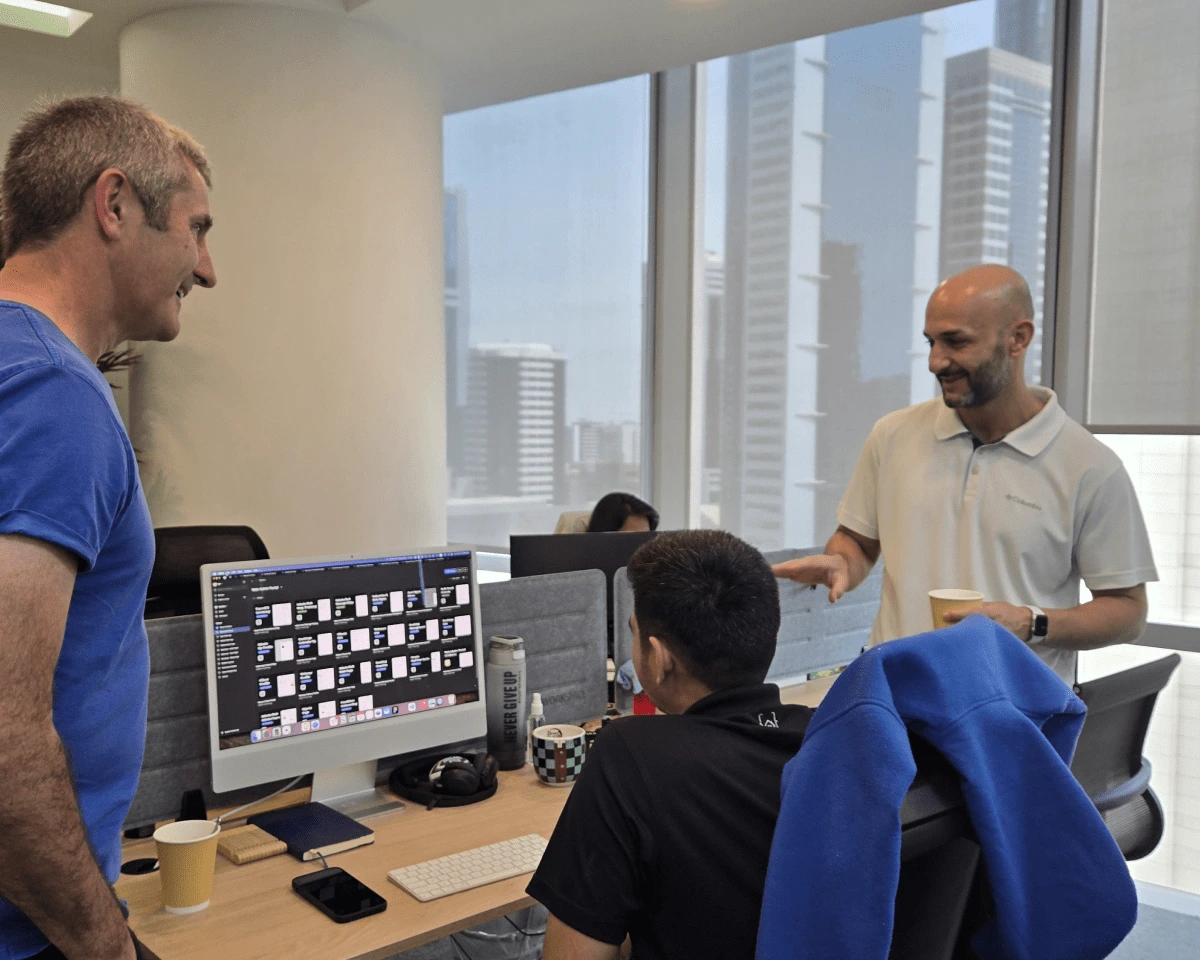 Our software development team